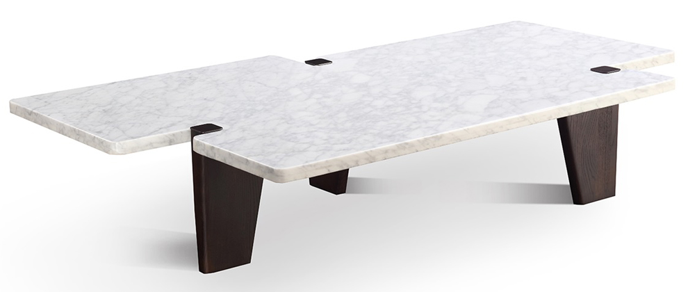 卡拉白大理石茶几